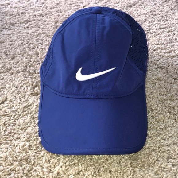 nike blue golf hat